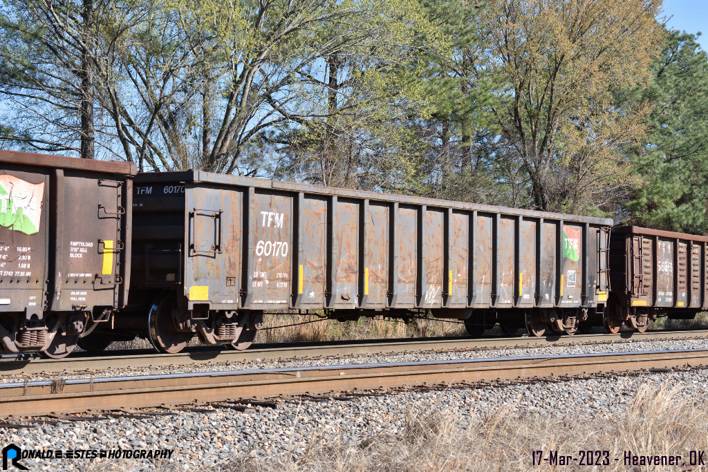 PRN2023030217_400 Kansas City Southern KCS – Grupo Transportación Ferroviaria Mexicana TFM 60170 Gondola 57 8” Open light density service